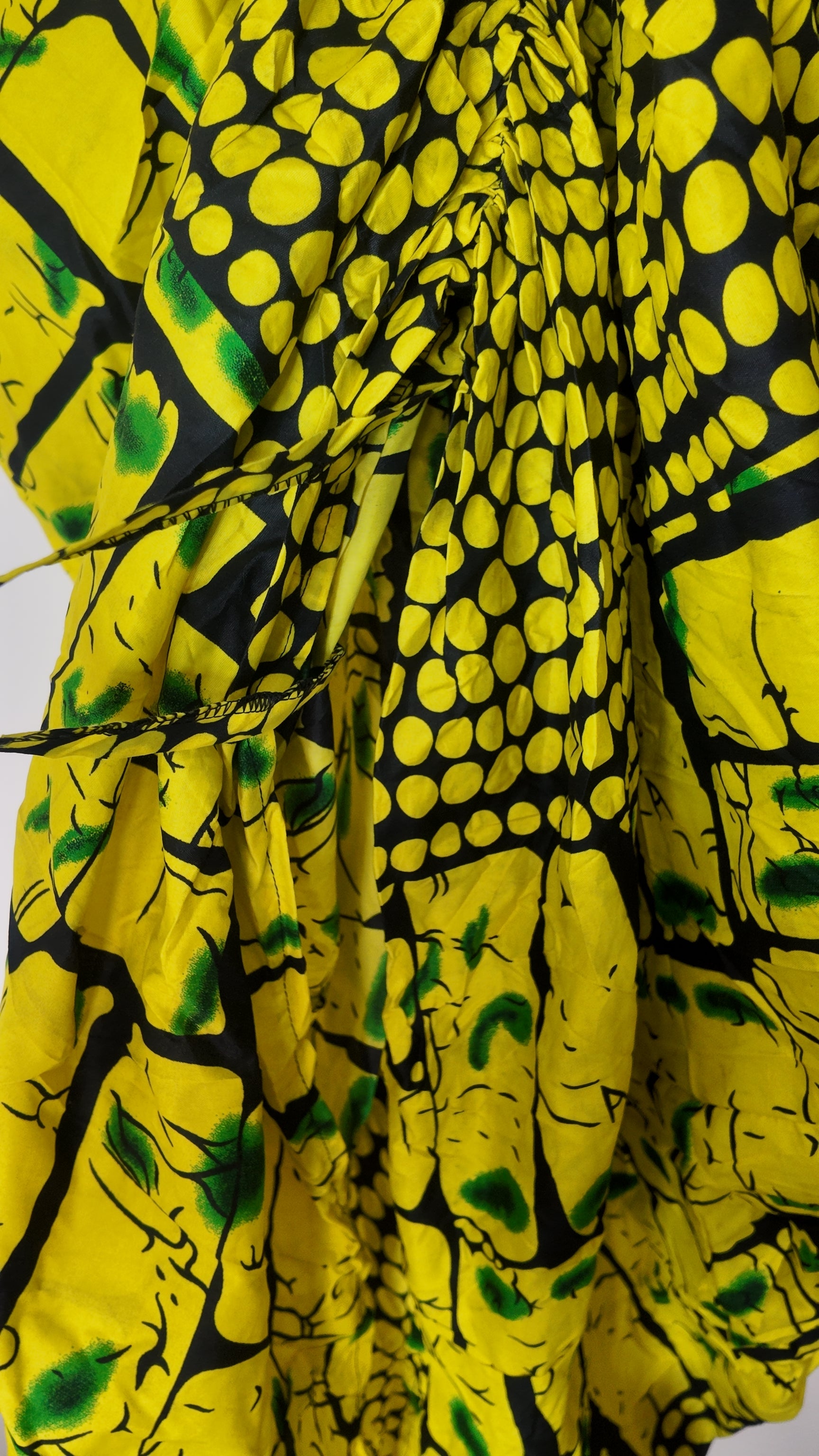 African Print Dress Women's Fashion.  With Two Pocket Side. Size: L , XL.
