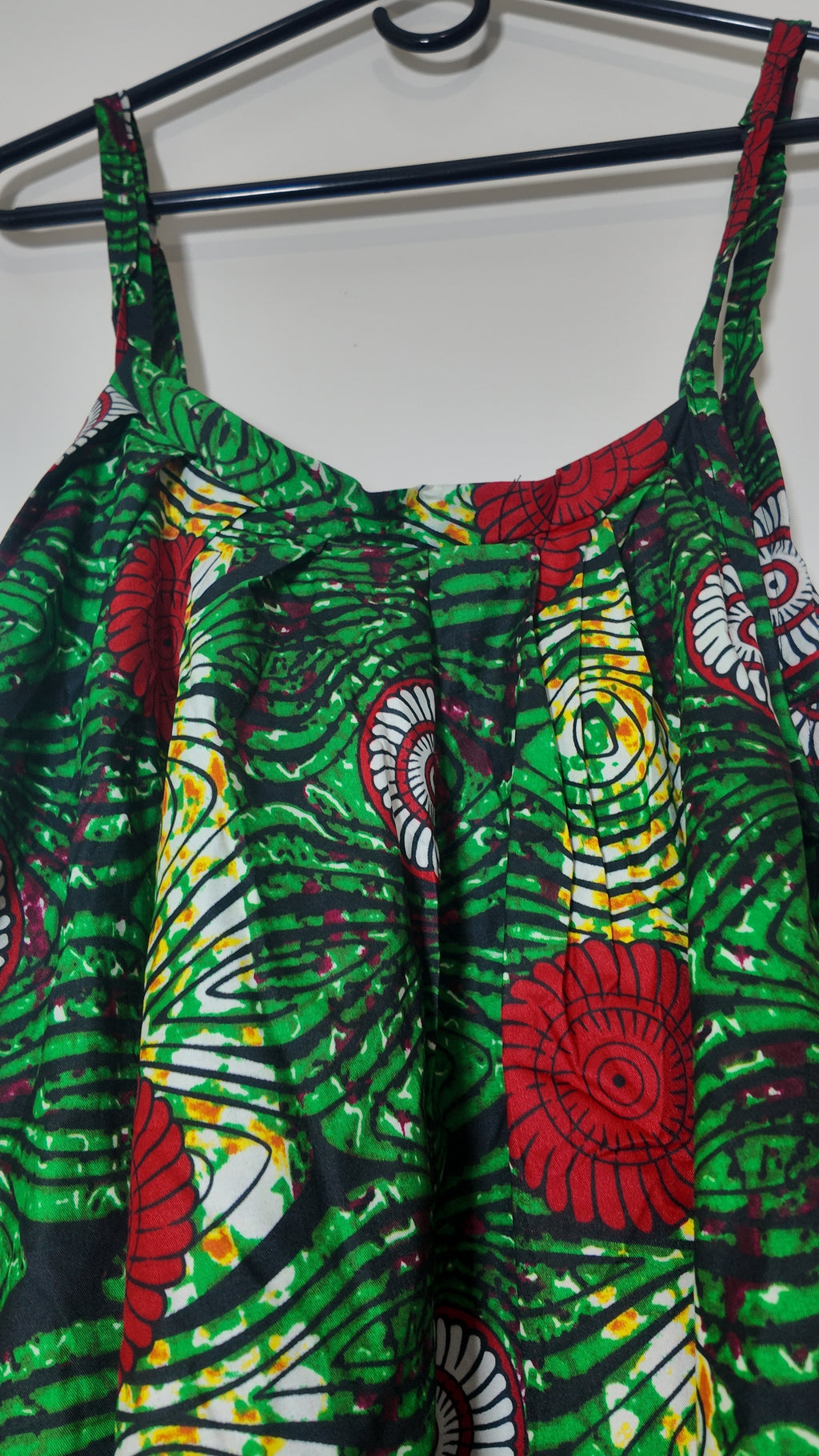 African Print Dress Women's Fashion.  With Two Pocket Side. Size: XL, XXL.
