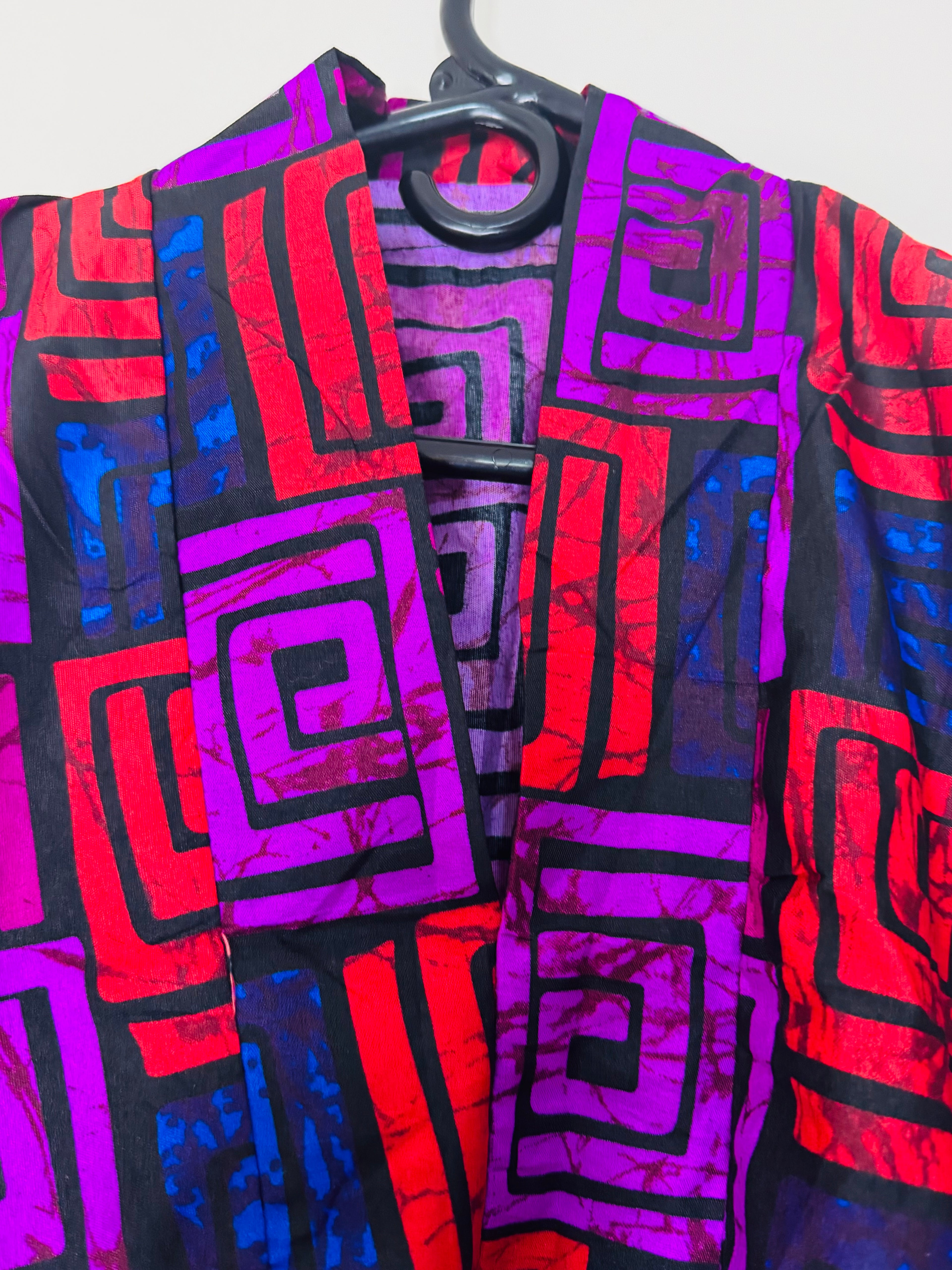 African Print Dress Women’s Fashion. Top And Pant. With Two Side Pockets Size. L
