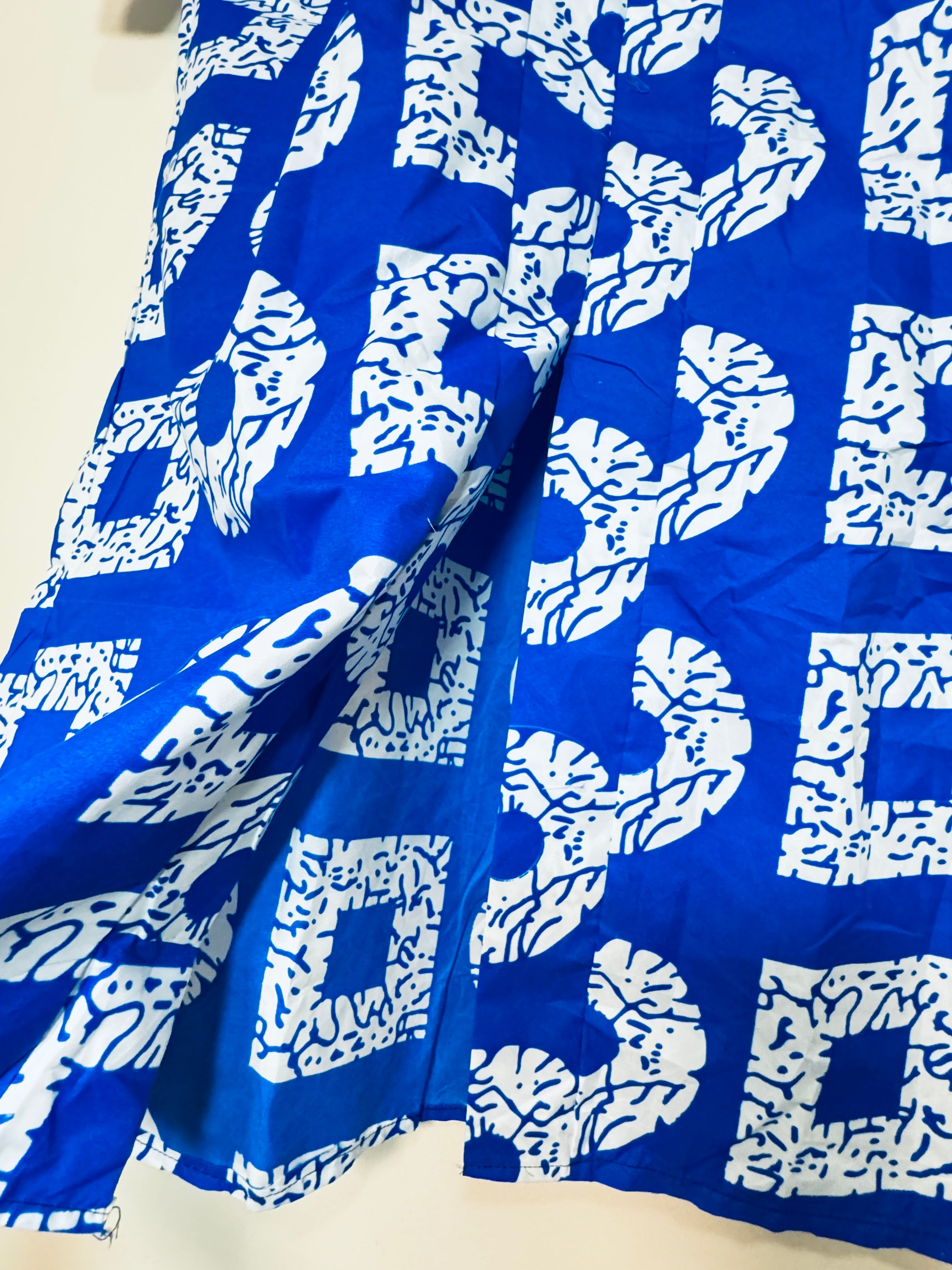 African Print Dress Women's Fashion. Size: XL. XXL. With Two Pockets Side.