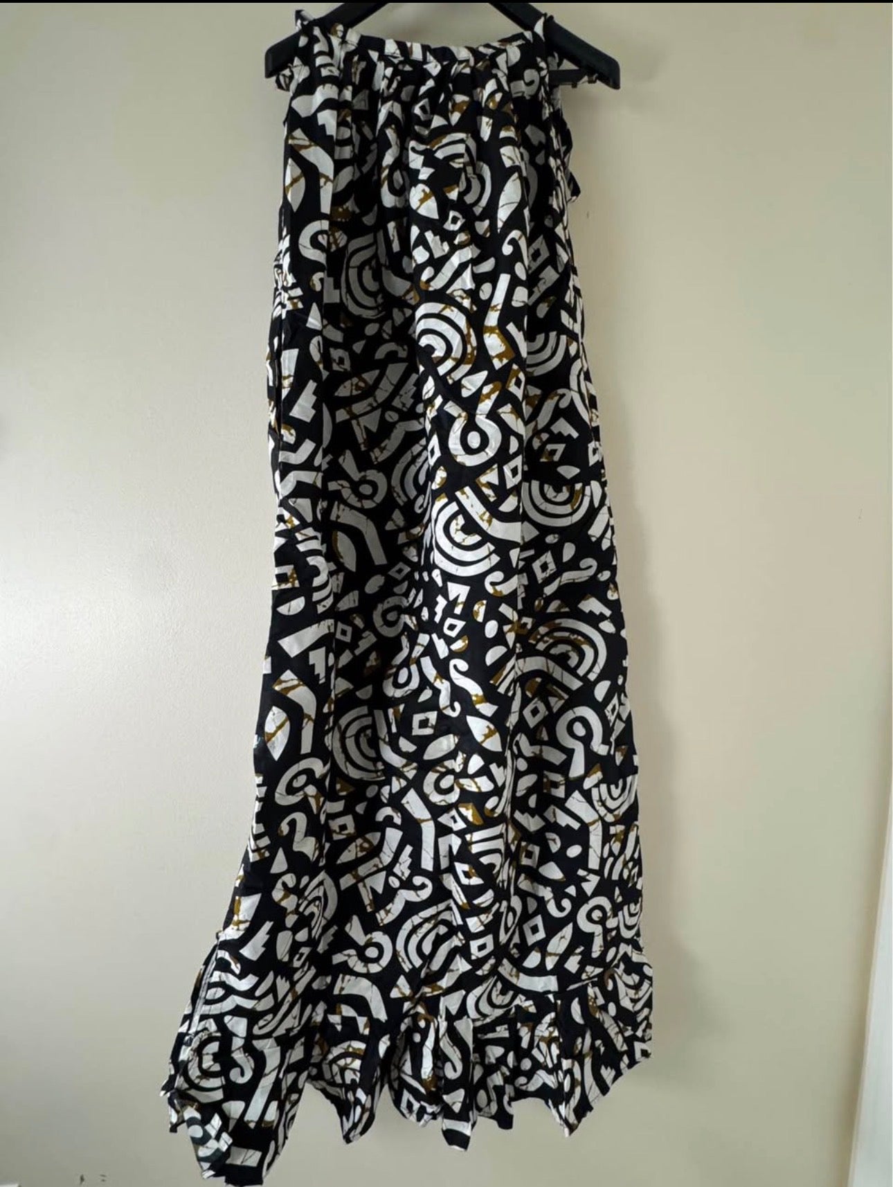African Print Dress Women's Fashion. Size: L.