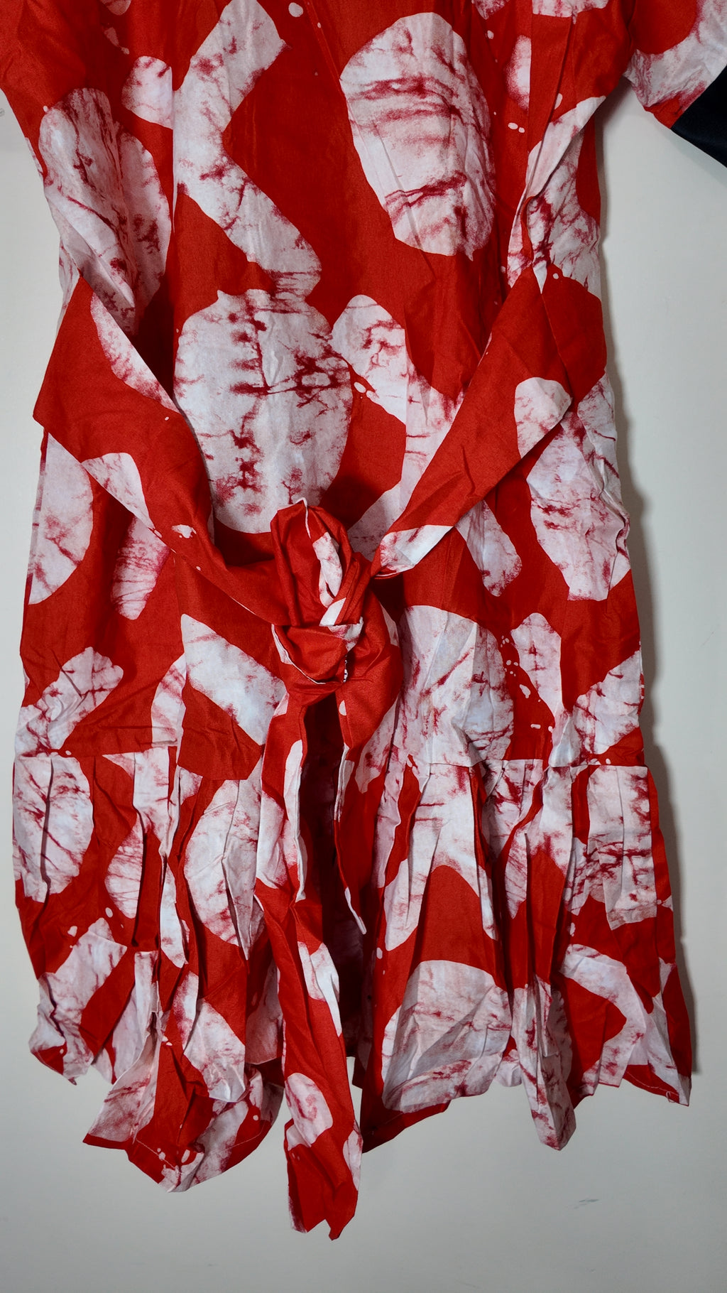 African Print Dress Women’s Fashion Size: Short Dress With Belt. Size. S, M, L.