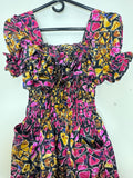 African Print Dress Women’s Fashion 
Size: Fits S, M , L.