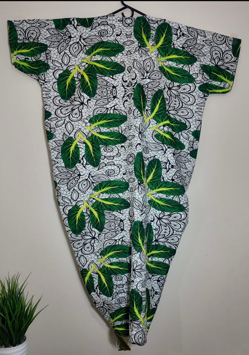 African Print Ankara Kaftan Dress Women’s . With Two Pockets. XL , XXL.