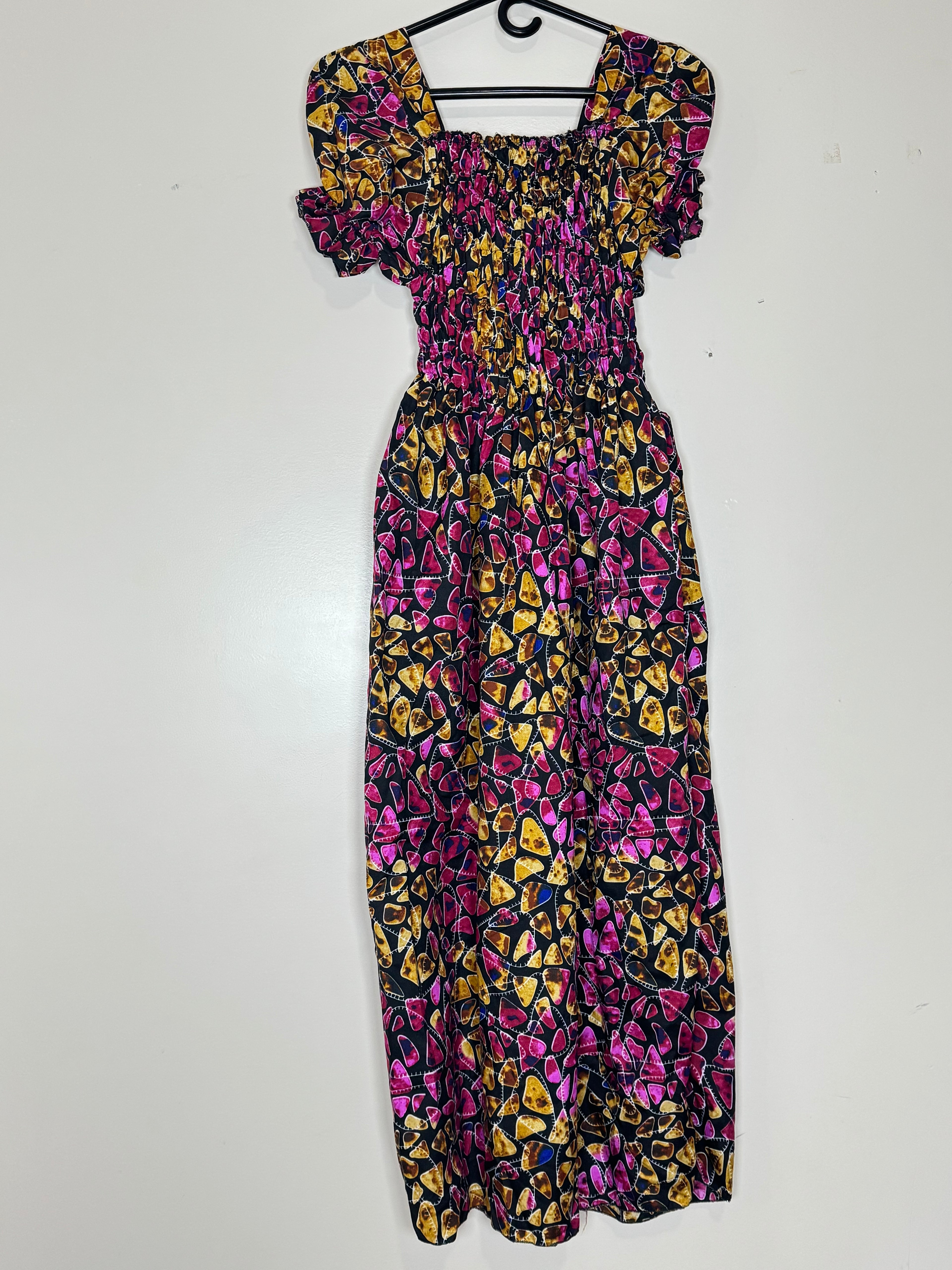 African Print Dress Women’s Fashion 
Size: Fits S, M , L.