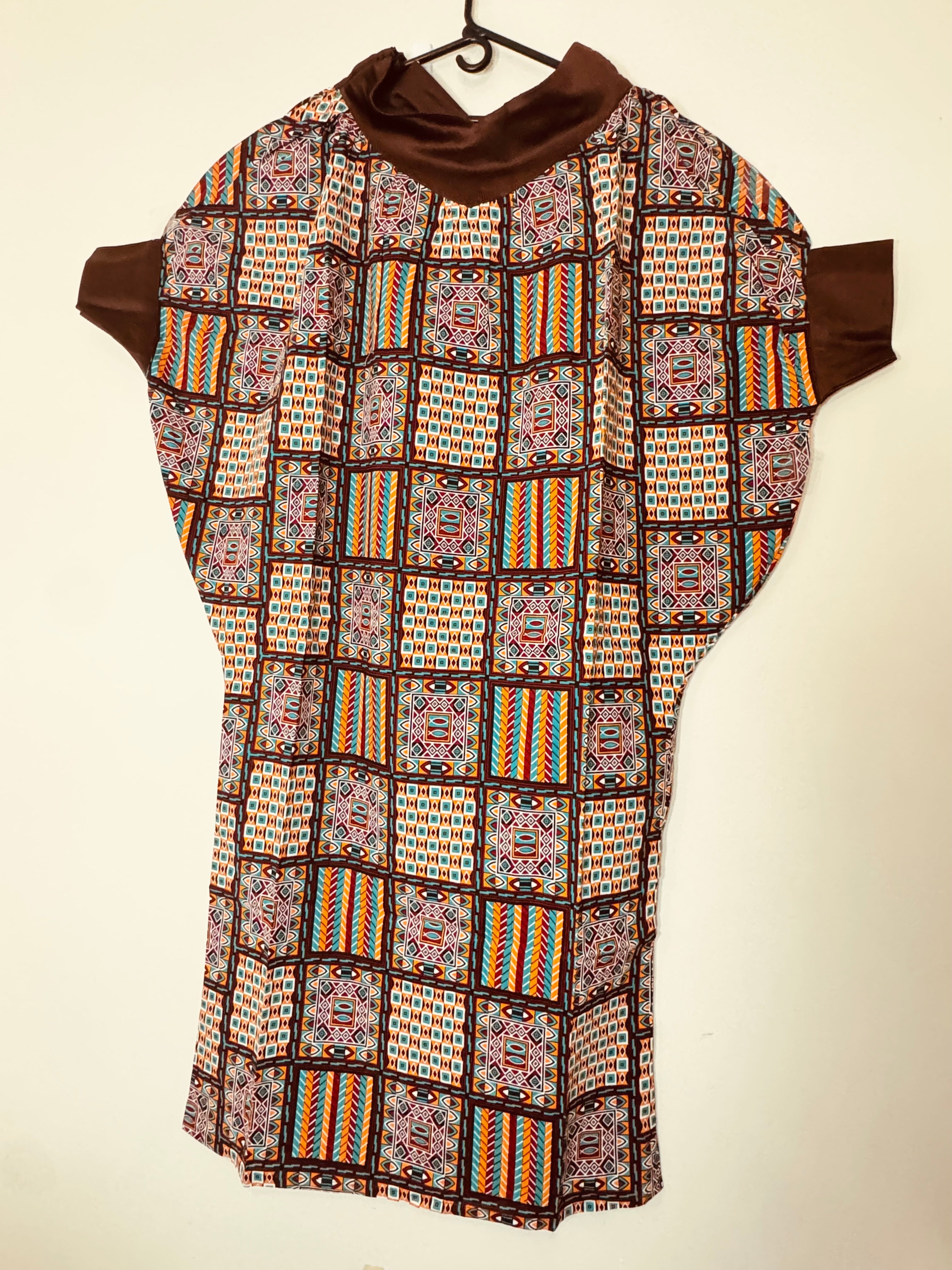 African Print Dress Women's Fashion. Long Dress. 2 piece sets.  Fits. XL, XXL.