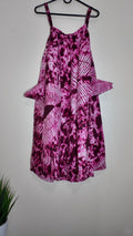 African Print Dress Women’s Fashion. Short Dress With Two Side Pockets. M, L