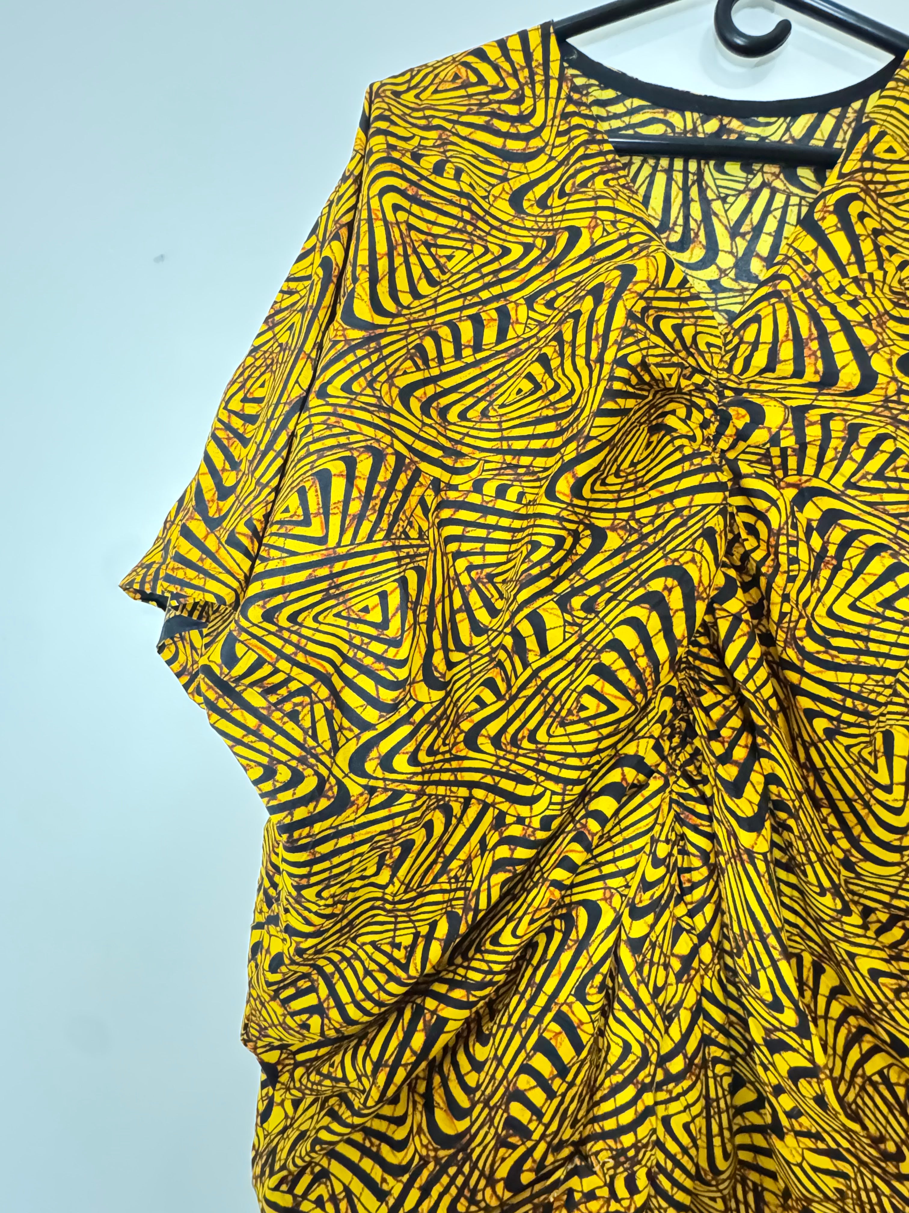 African Print Dress Women's Fashion. Size: L.