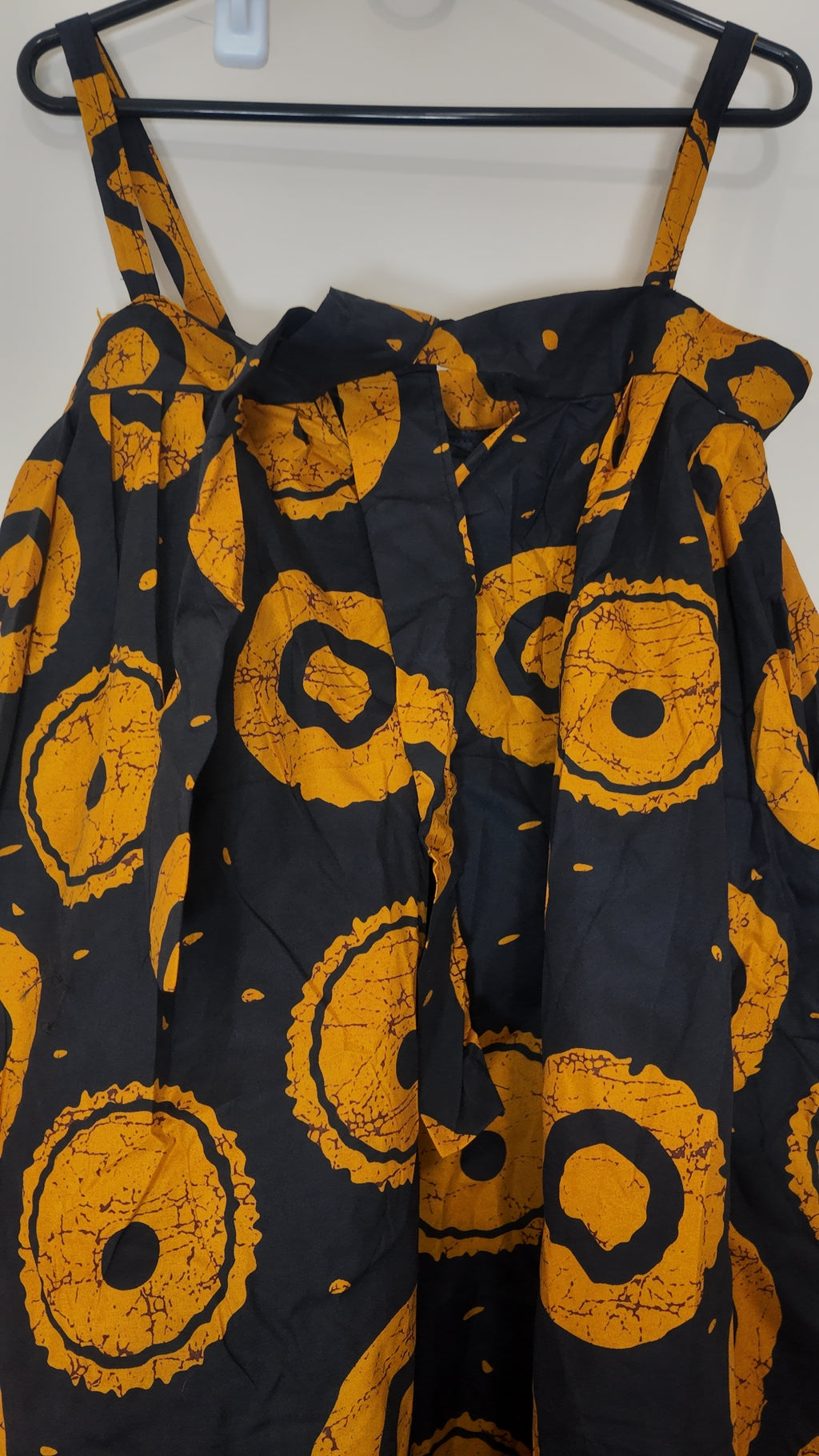 African Print Dress Women's Fashion.  With Two Pocket Side. Size: L , XL.
