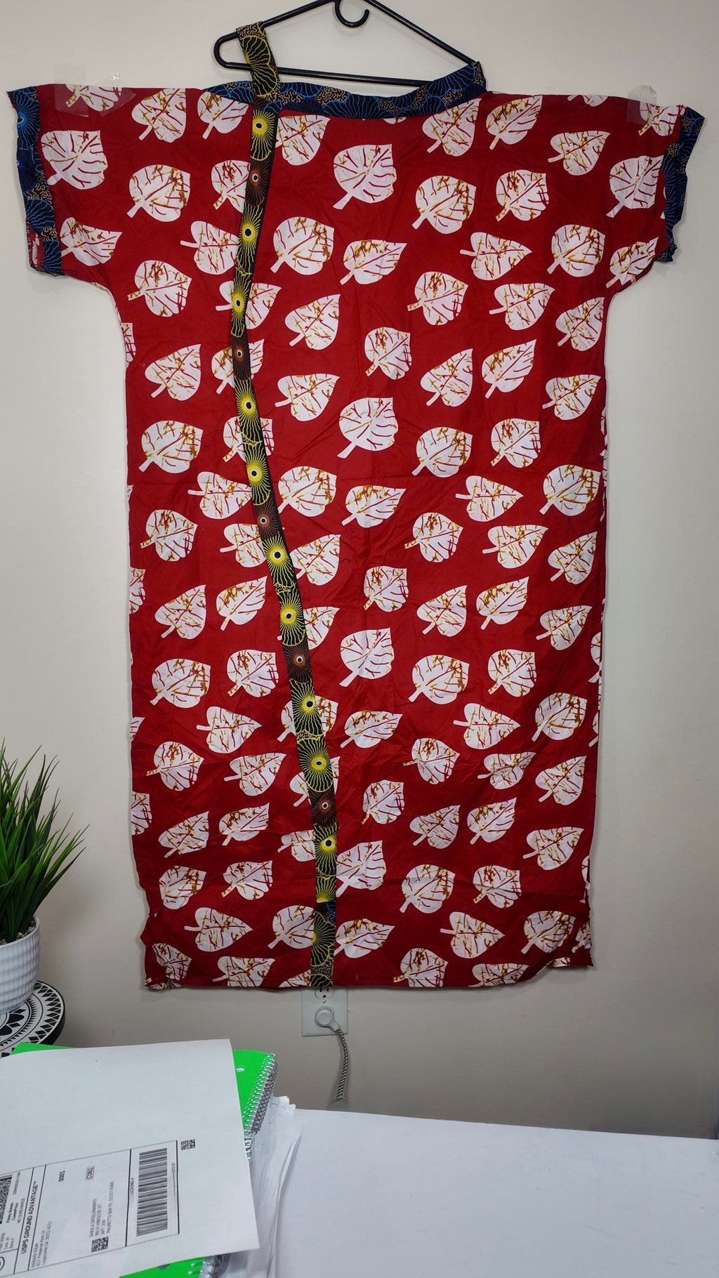 African Print Dress Women’s Fashion. Long Dress. With Two Side Pocket. XL, XXL