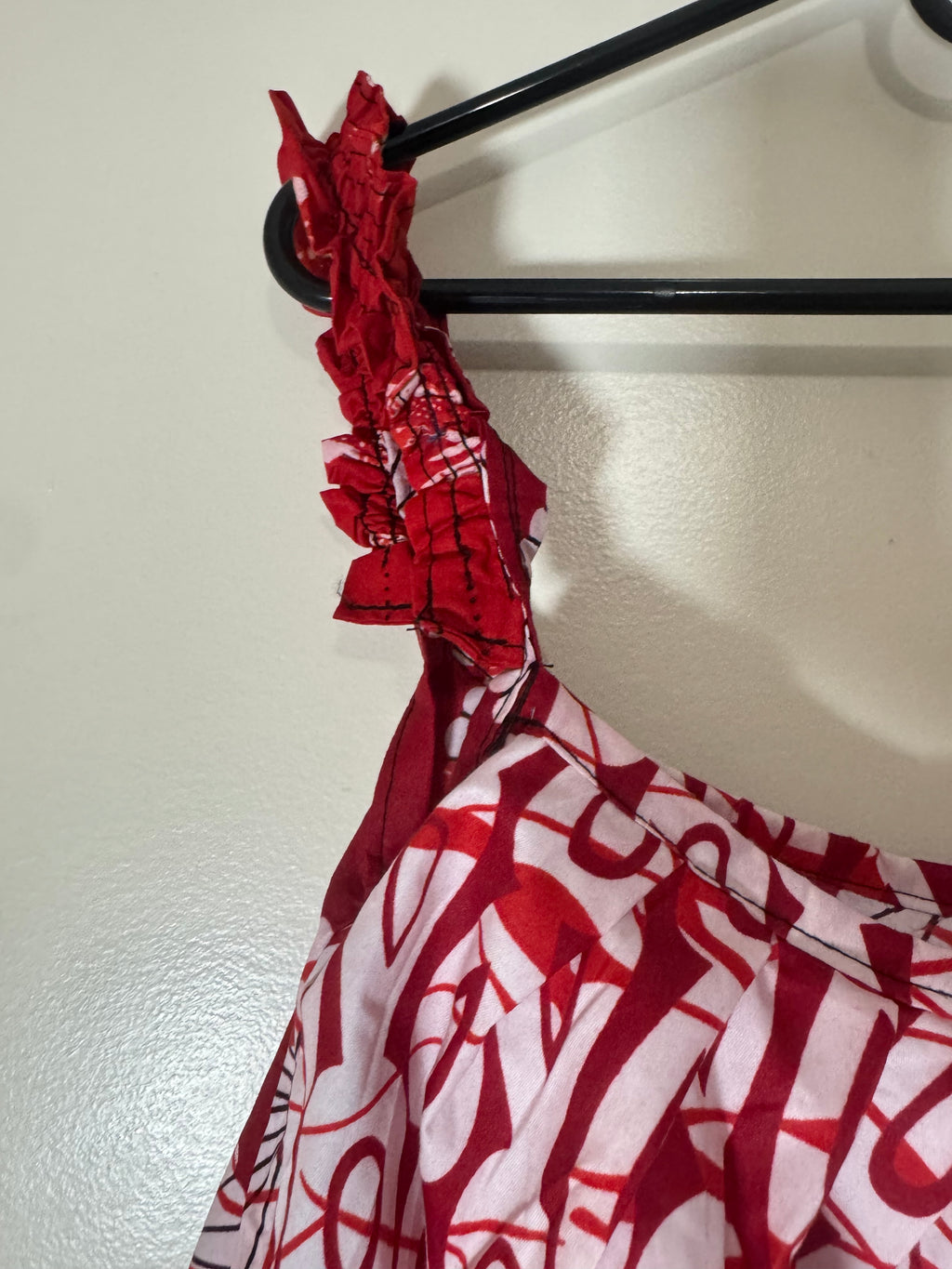 African Print Dress Women's Fashion.  With Two Pocket Side. Size: L , XL.
