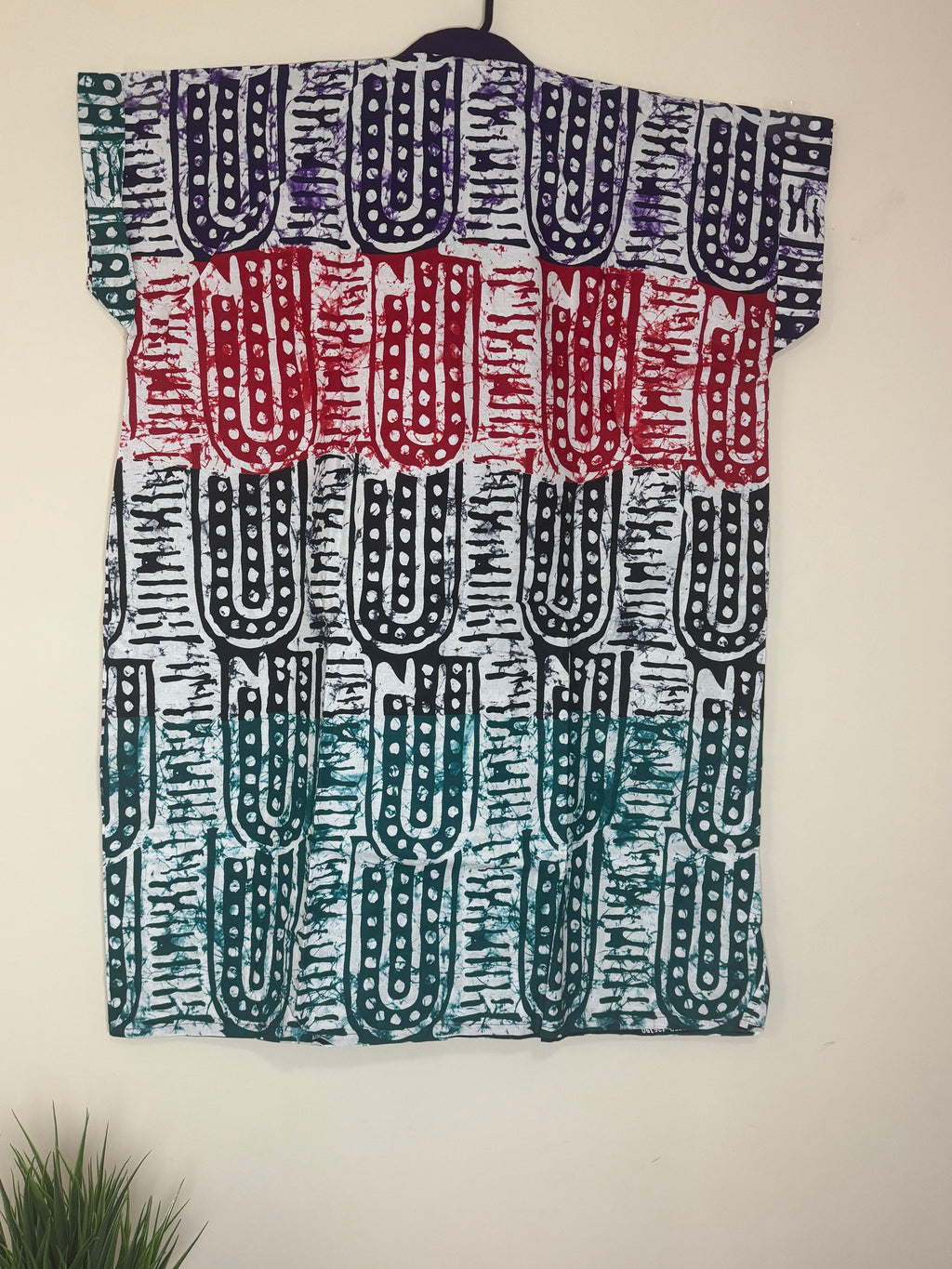 African Print Dress Women’s Fashion Size: Short Dress Two Side Pockets. L, XL.
