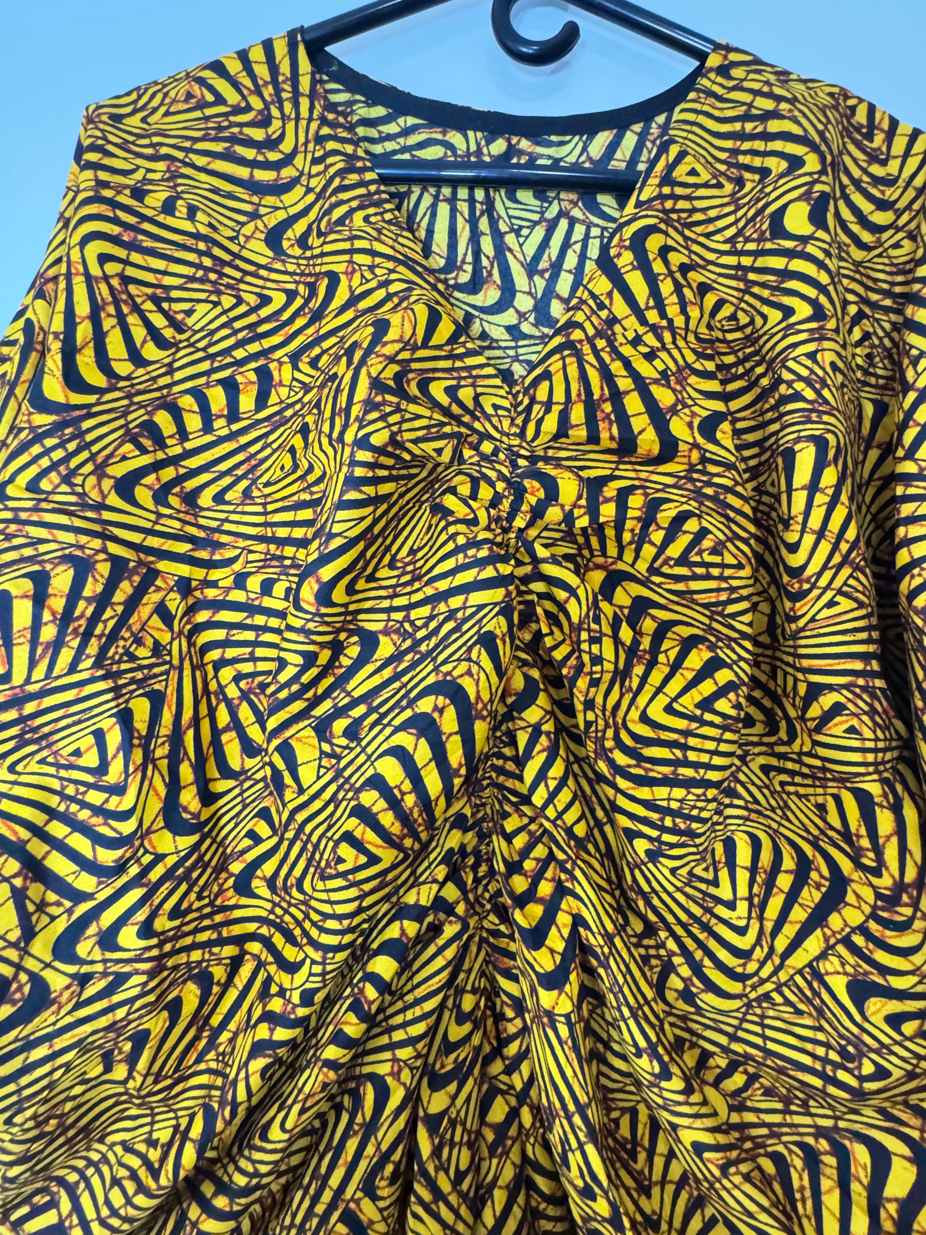 African Print Dress Women's Fashion. Size: L.