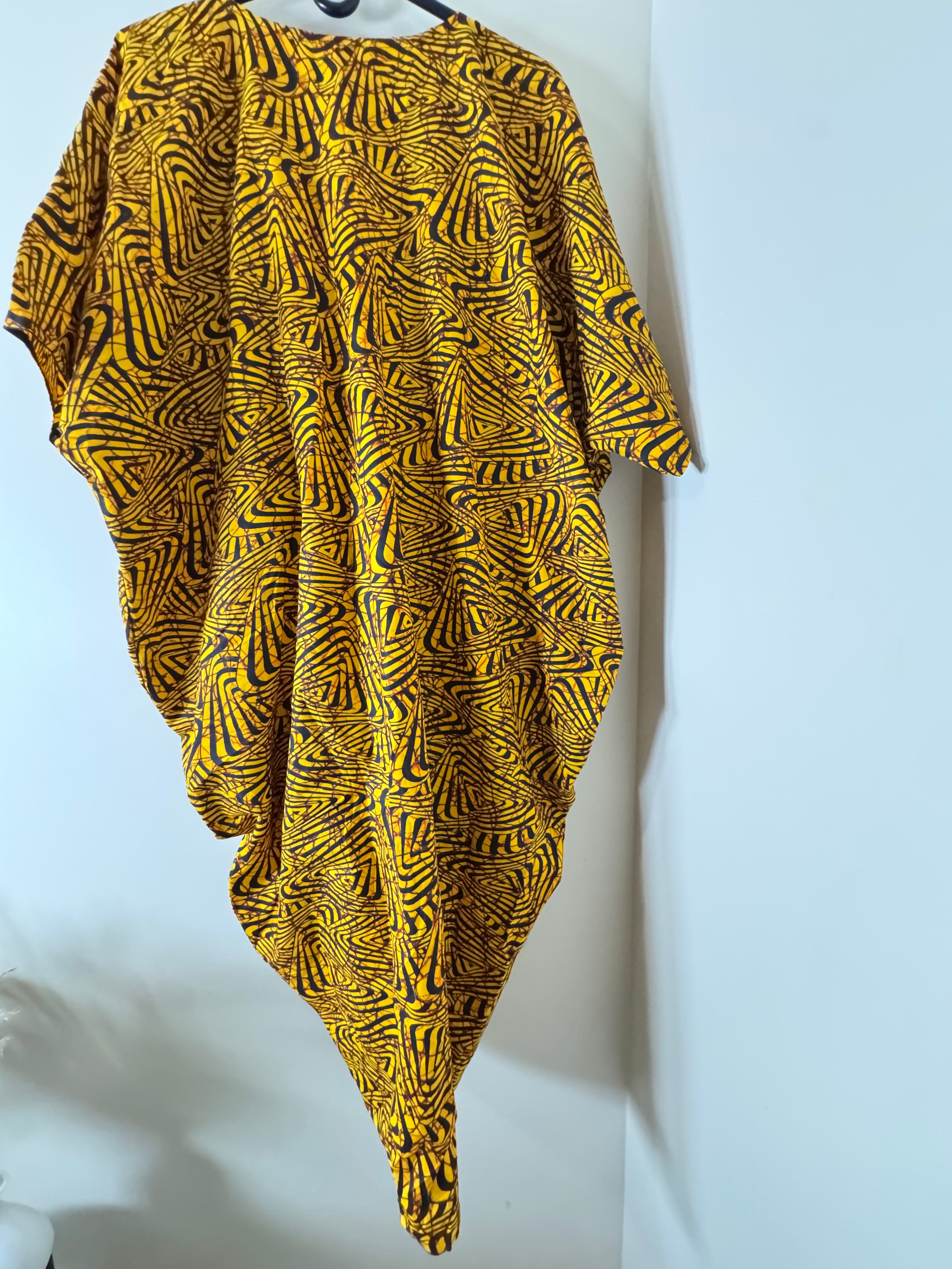 African Print Dress Women's Fashion. Size: L.