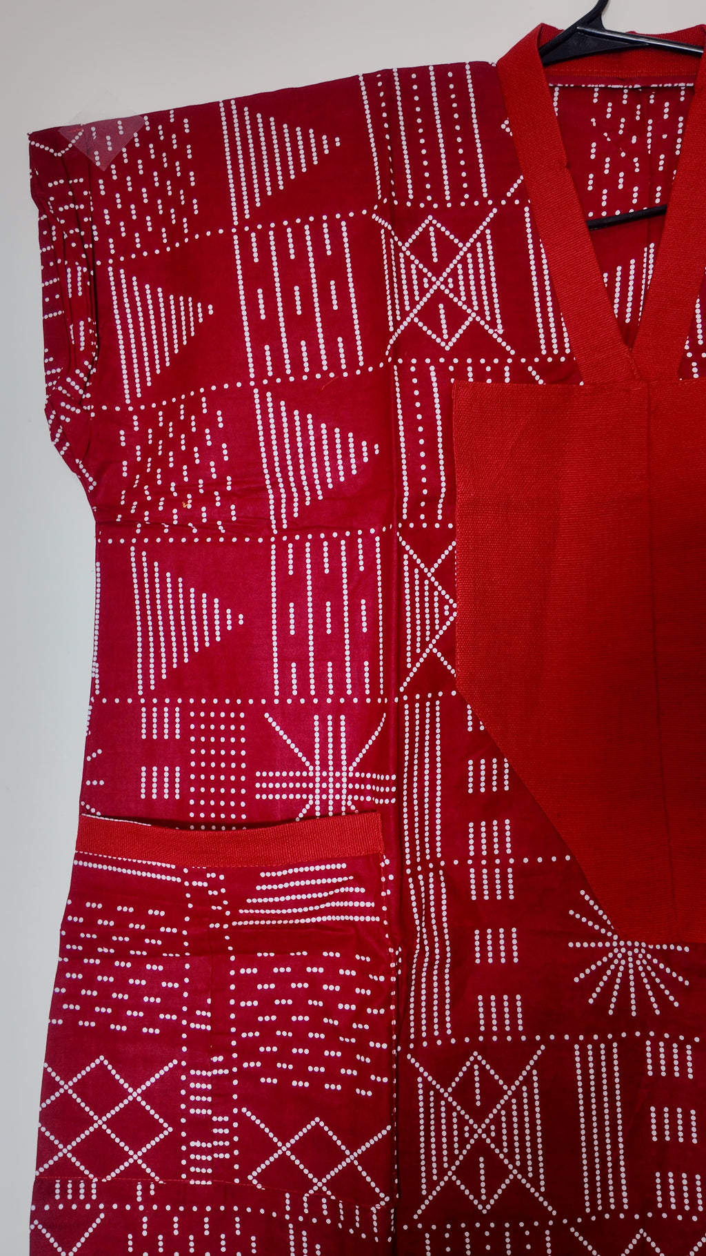 African Print Dress Women’s Fashion Size: Short Dress Two Side Pockets. L, XL.