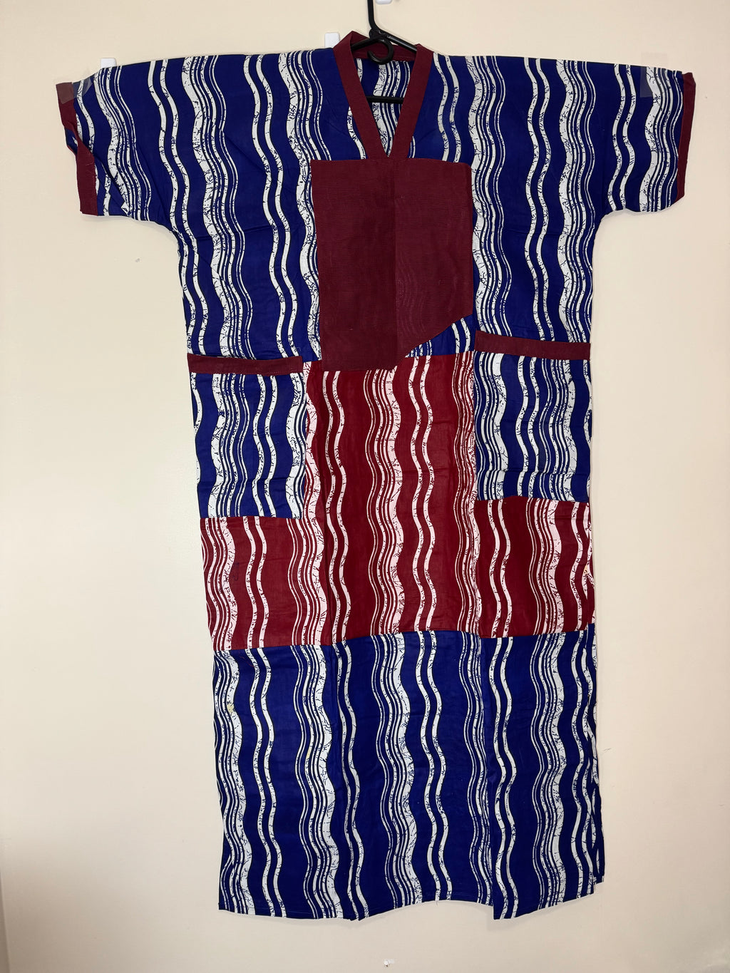 African Print Dress Women’s Fashion. Long Dress With Scarf.
Size: Fits XL, XXL