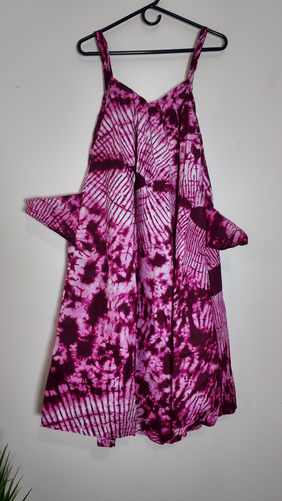 African Print Dress Women’s Fashion. Short Dress With Two Side Pockets. M, L