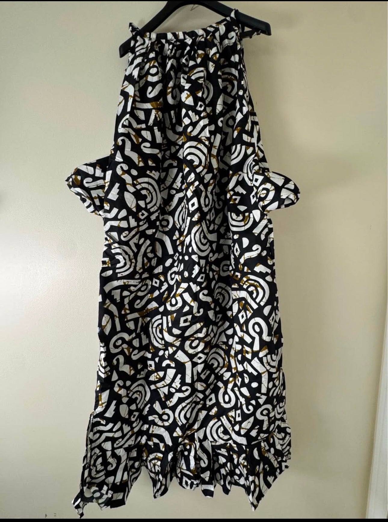 African Print Dress Women's Fashion. Size: L.