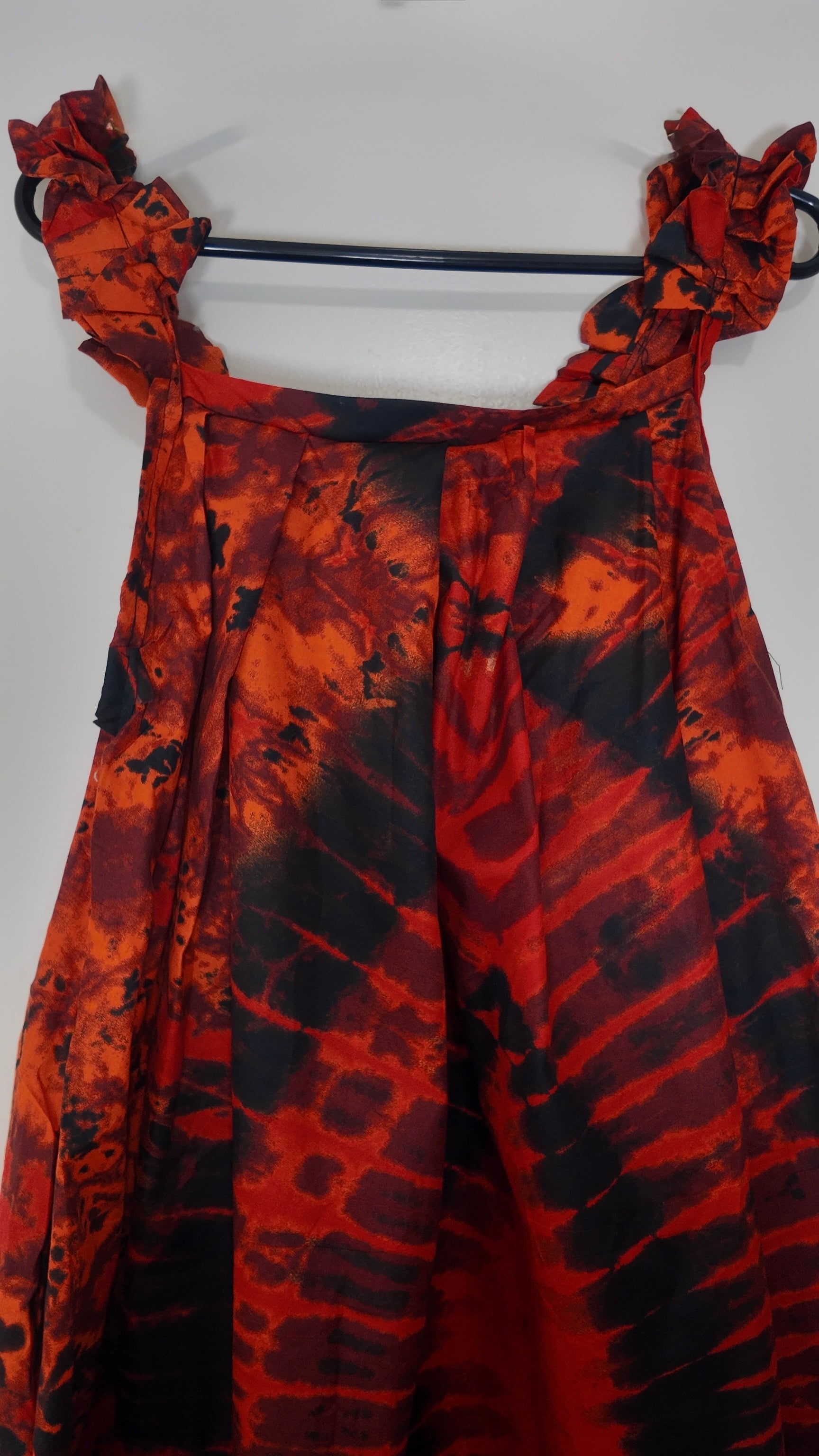 African Print Dress Women's Fashion.  With Two Pocket Side. Size: L , XL.