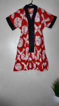 African Print Dress Women’s Fashion Size: Short Dress With Belt. Size. S, M, L.