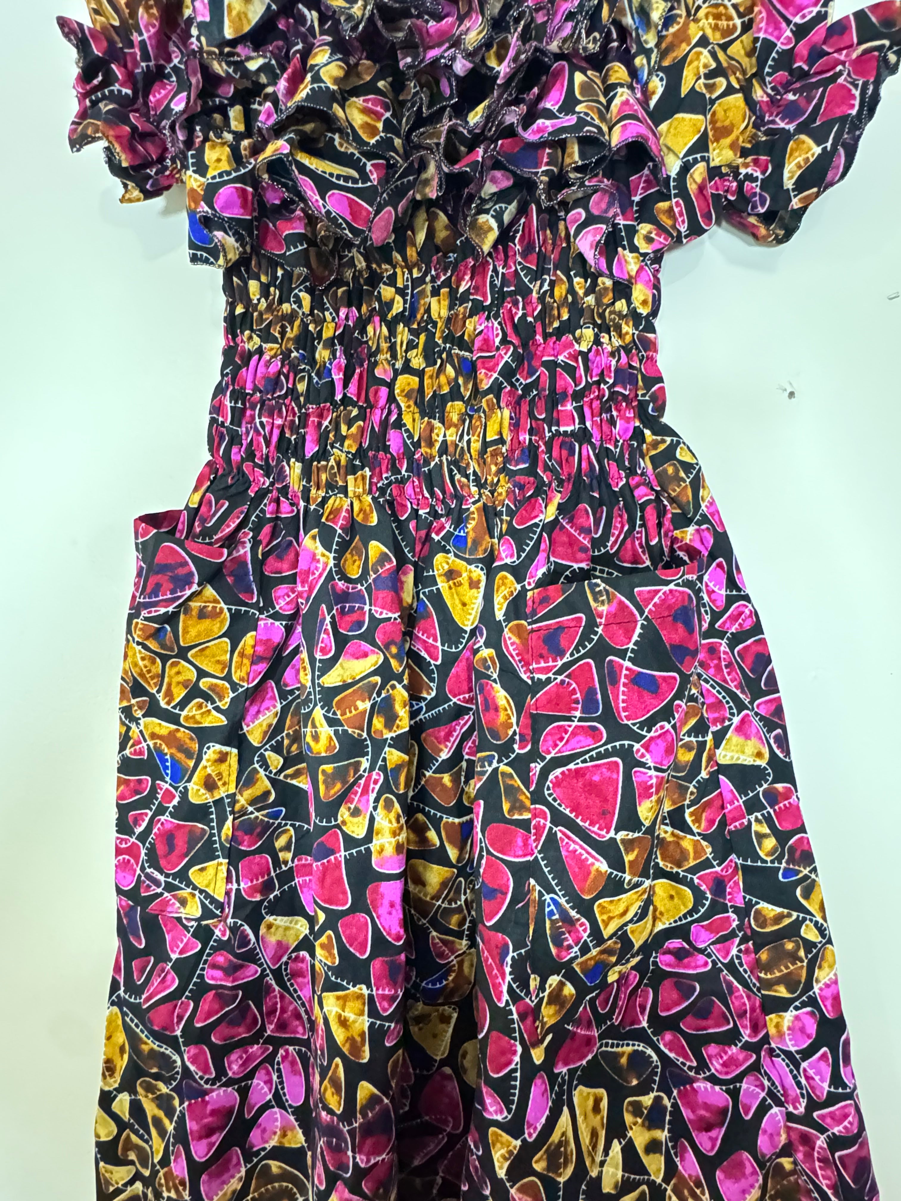 African Print Dress Women’s Fashion 
Size: Fits S, M , L.