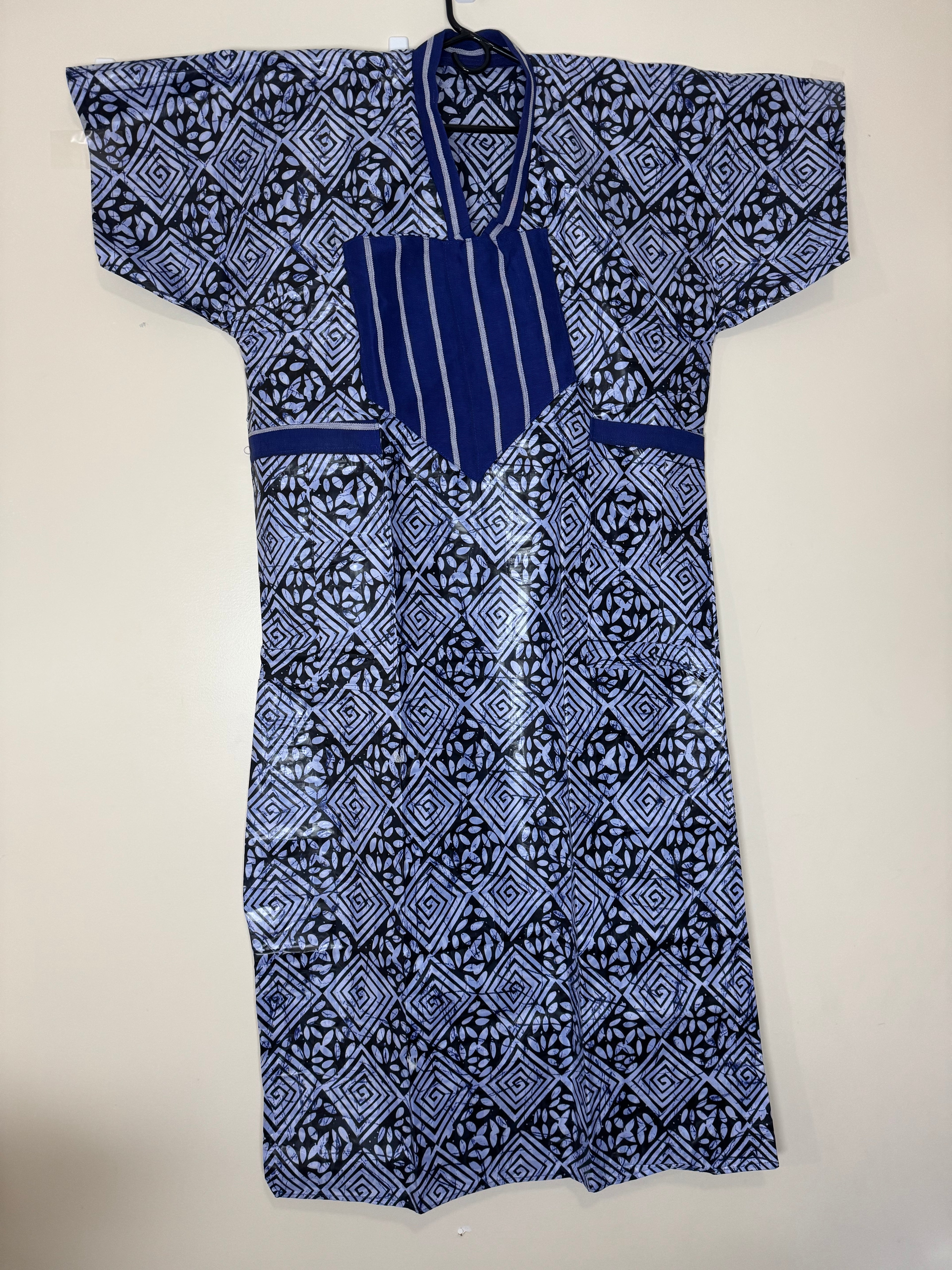 African Print Dress Women’s Fashion. Long Dress With Scarf.   XL, XXL.