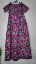 African Print Dress Women’s Fashion. Long Dress With Scarf.  Size: L , XL, XXL.