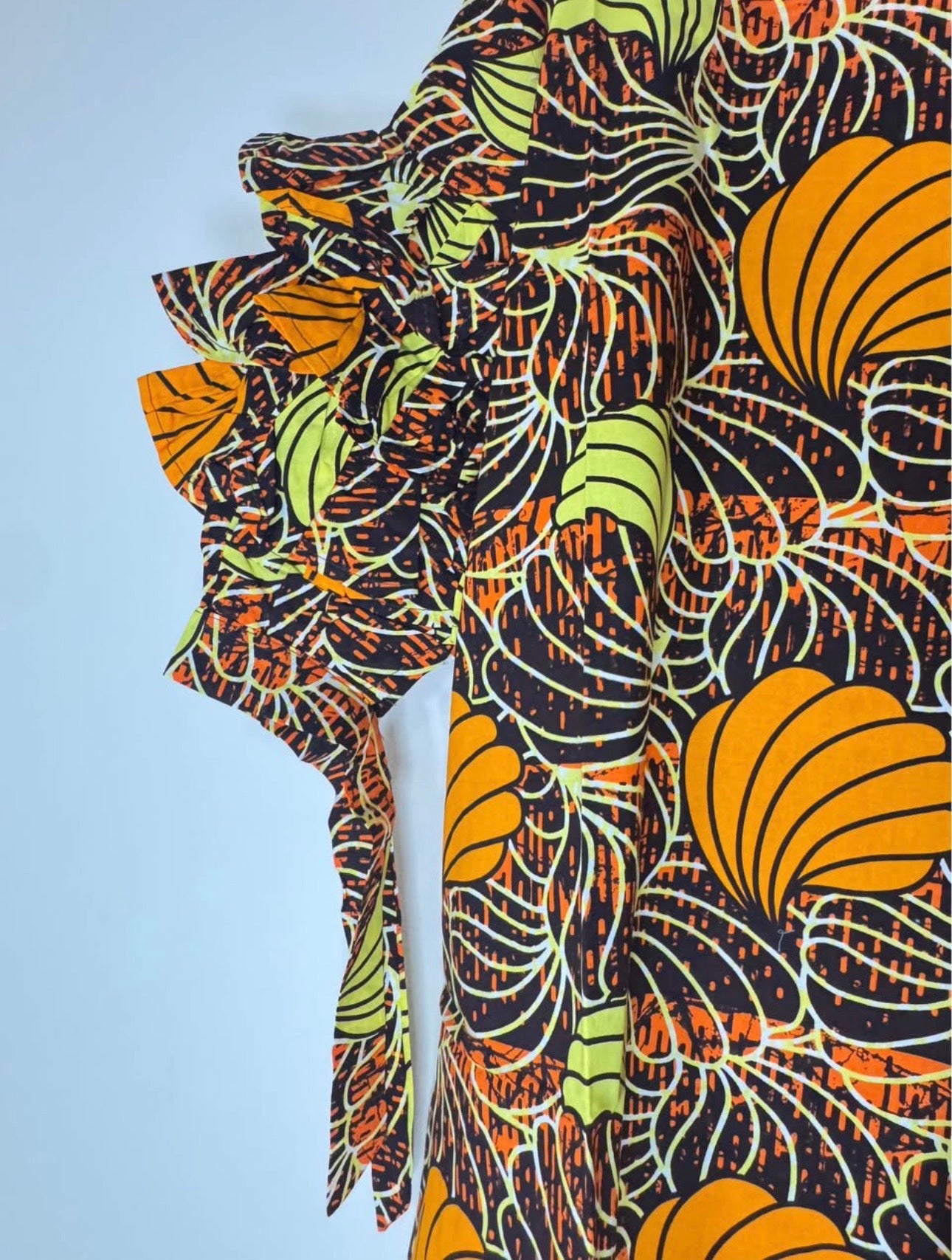 African Print Dress Women's Fashion. Long Dress. Fits. XL, XXL.