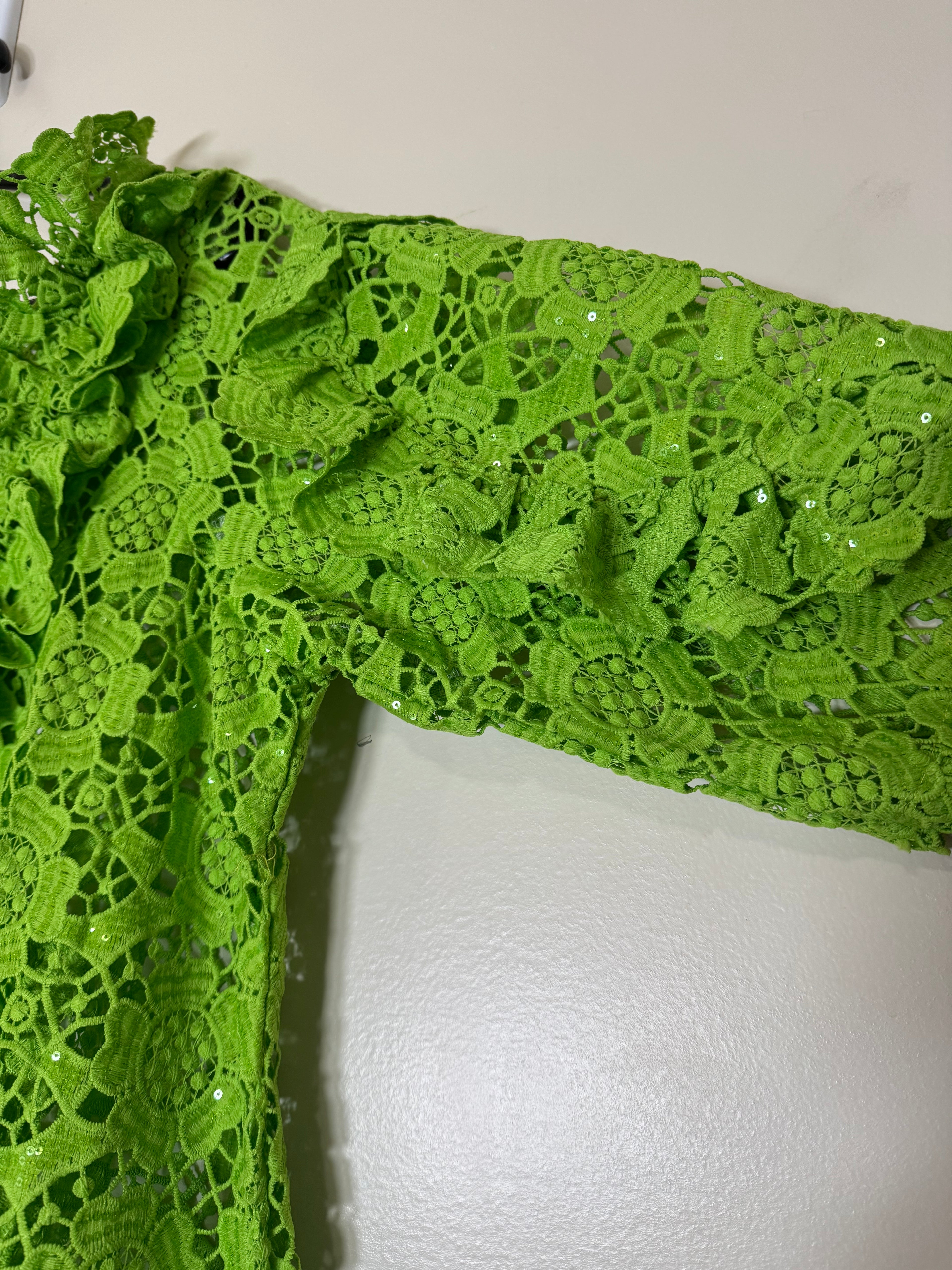 African Print Dress Women’s Fashion. 3 Piece Set. Lace Fabric.  Size: Fits L, XL