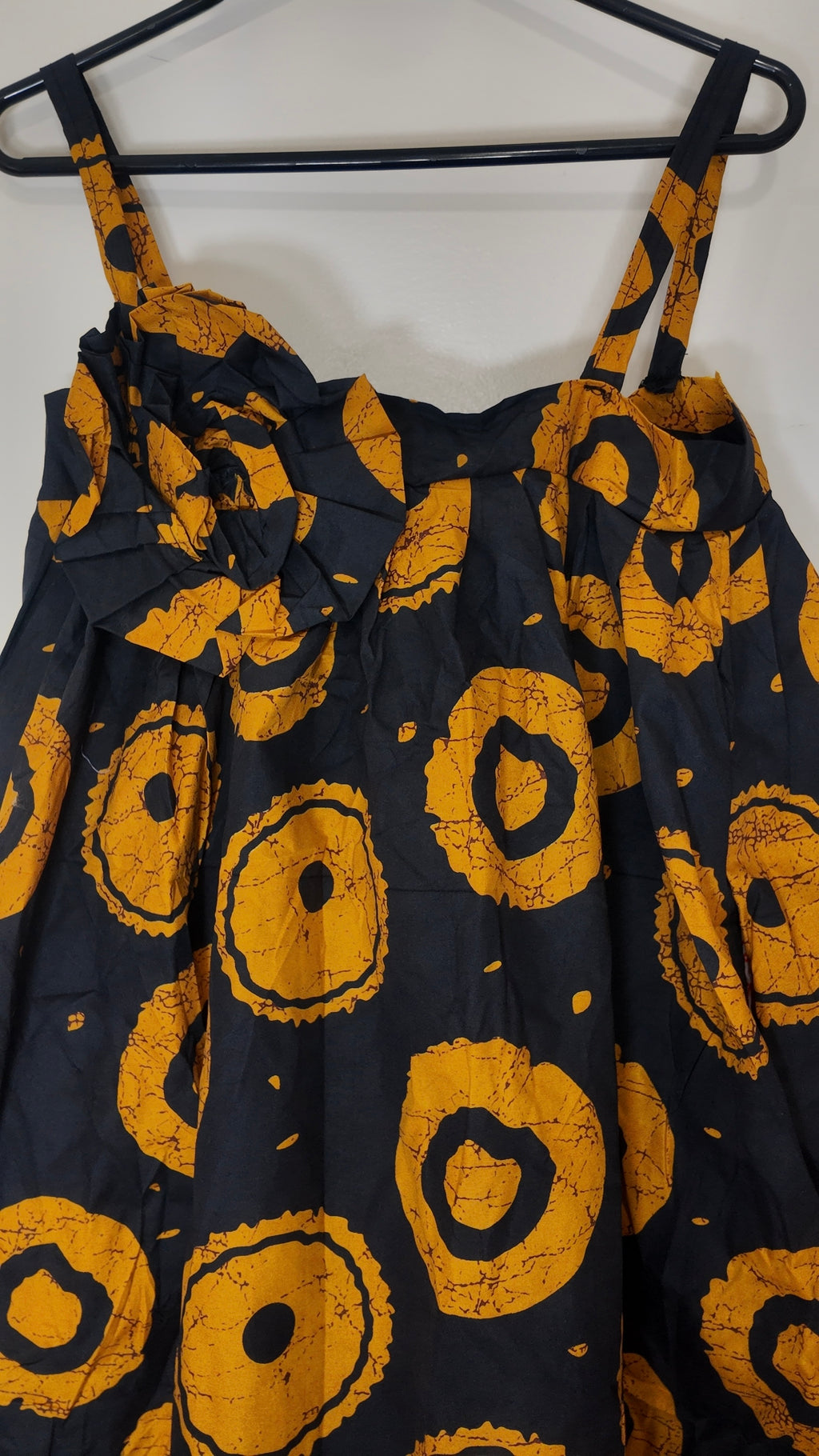 African Print Dress Women's Fashion.  With Two Pocket Side. Size: L , XL.