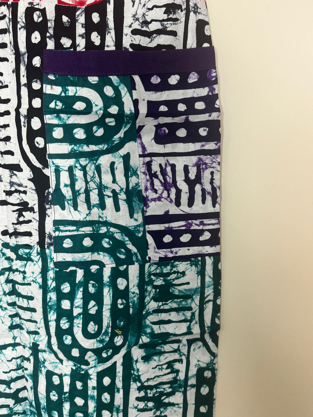 African Print Dress Women’s Fashion Size: Short Dress Two Side Pockets. L, XL.