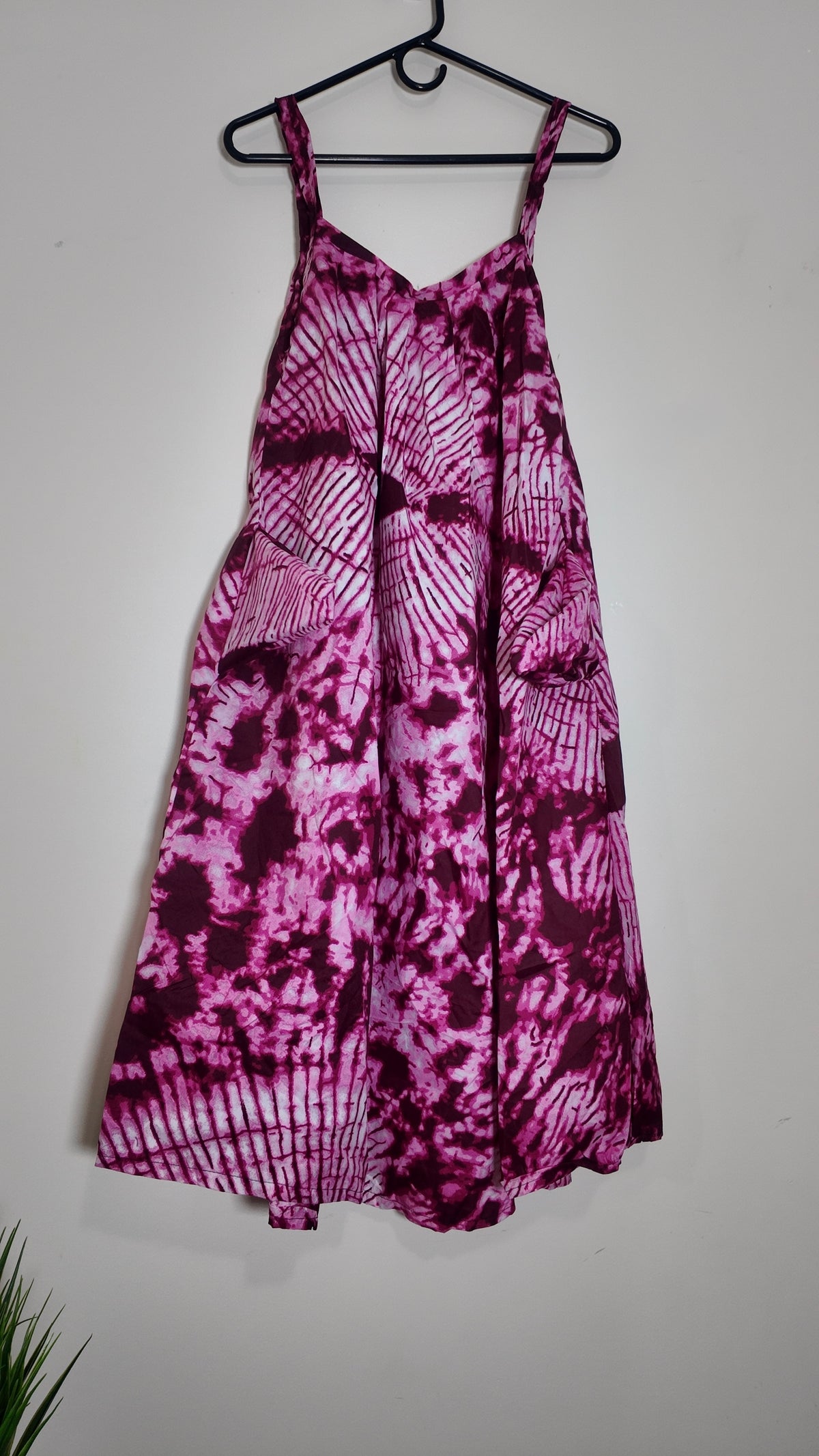 African Print Dress Women’s Fashion. Short Dress With Two Side Pockets. M, L