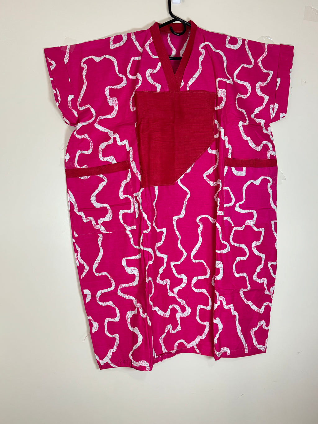 African Print Dress Women's Fashion. With two side pockets .
Size: M , L.
