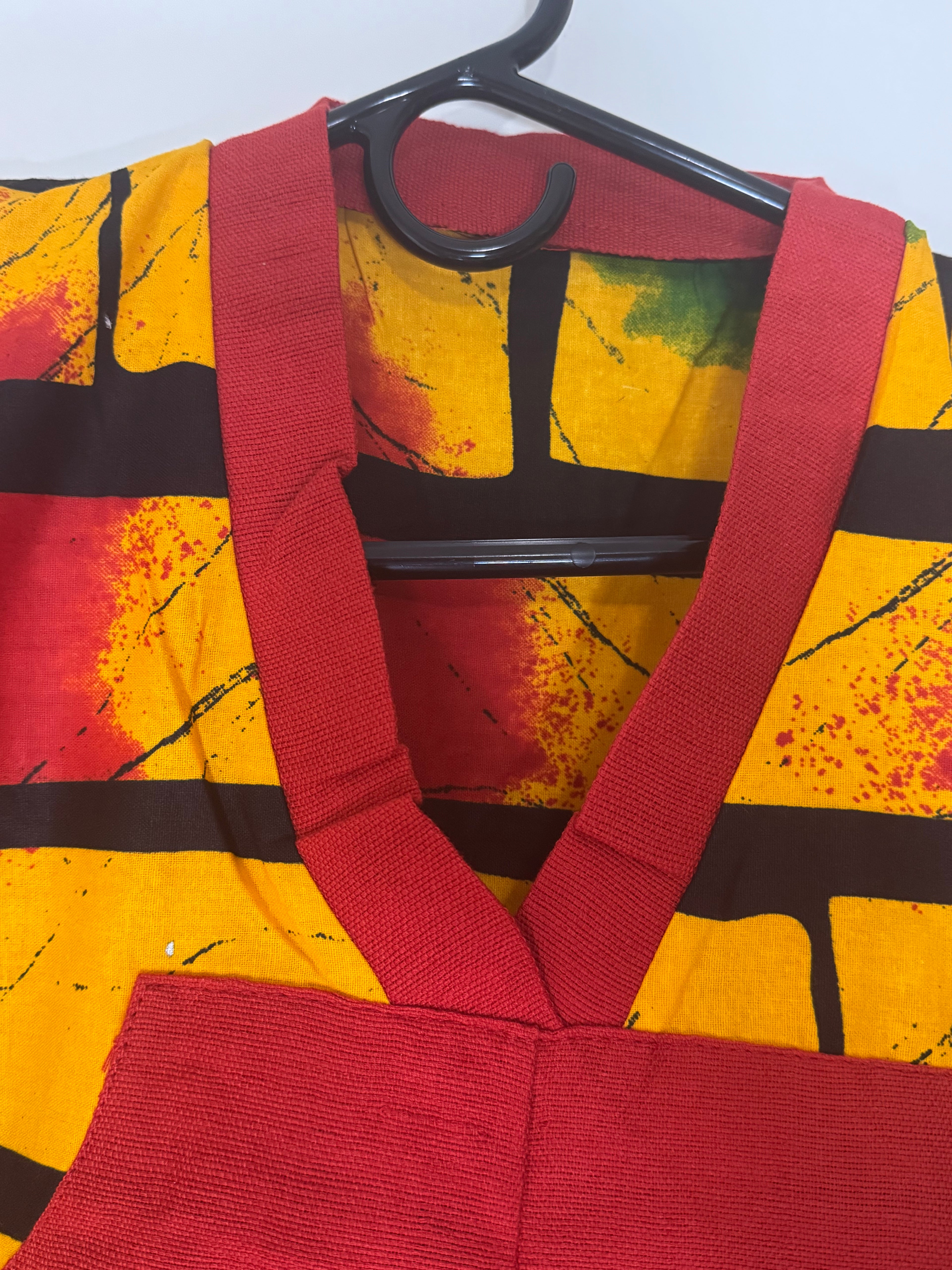 African Print Dress Women’s Fashion. Short Dress. Size: Fits.L , XL.