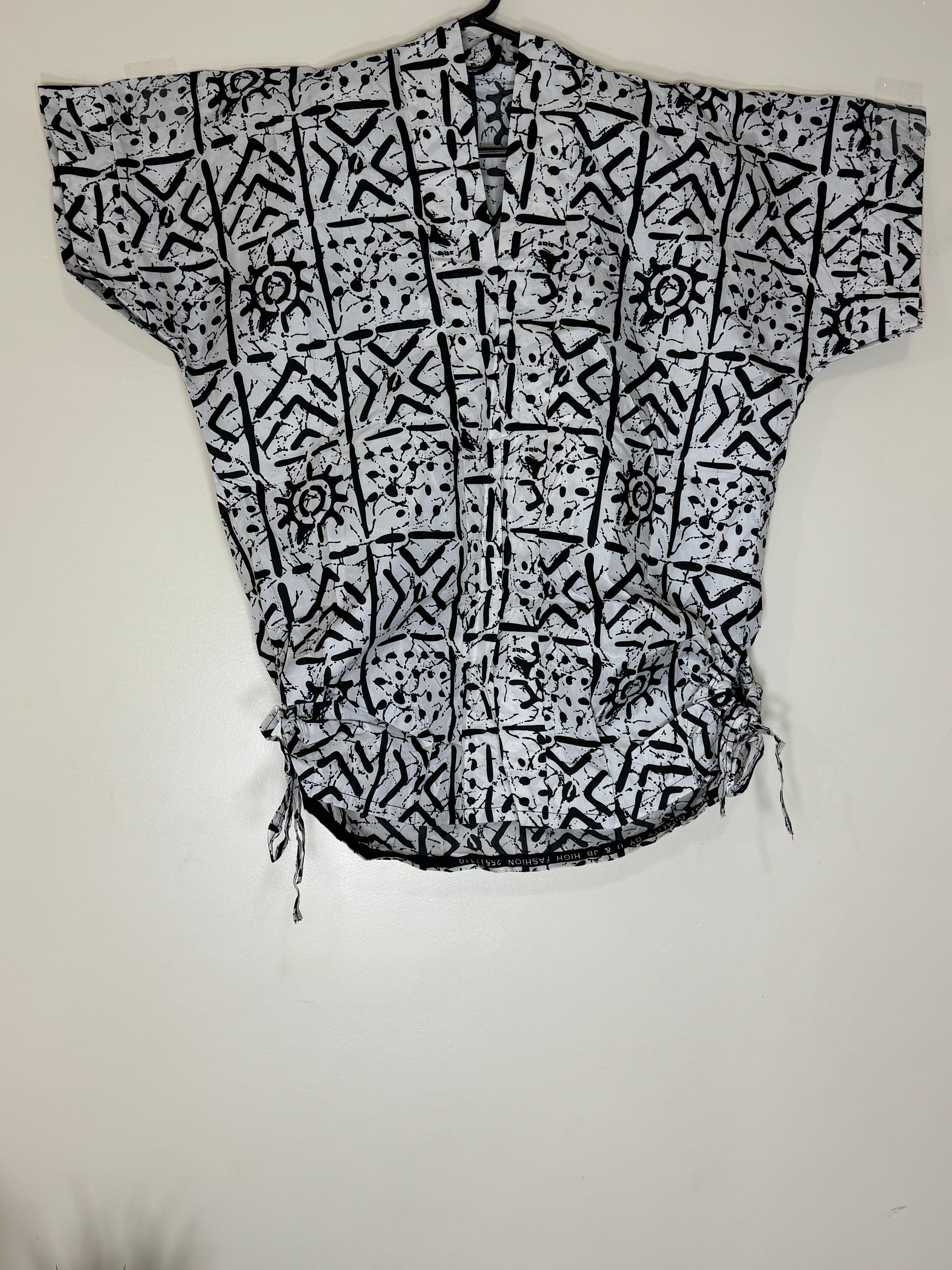 African Print Dress Women’s Fashion. 2 Piece set . Size: Fits , L,