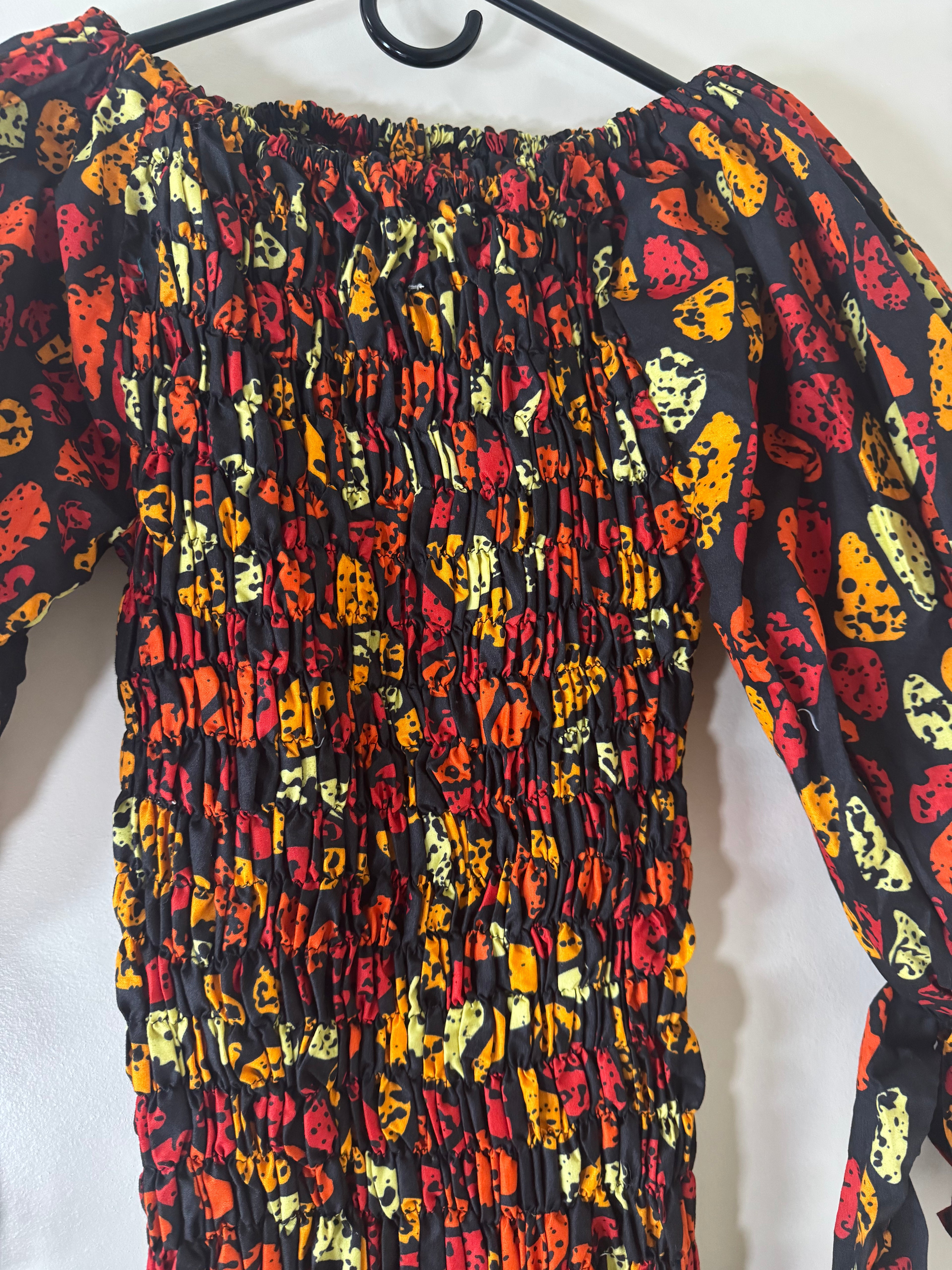 African Print Dress Women’s Fashion. Size: Fits S, M.
