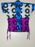 African Print Dress Women’s Fashion. Top And Pant. With Two Side Pockets Size. L