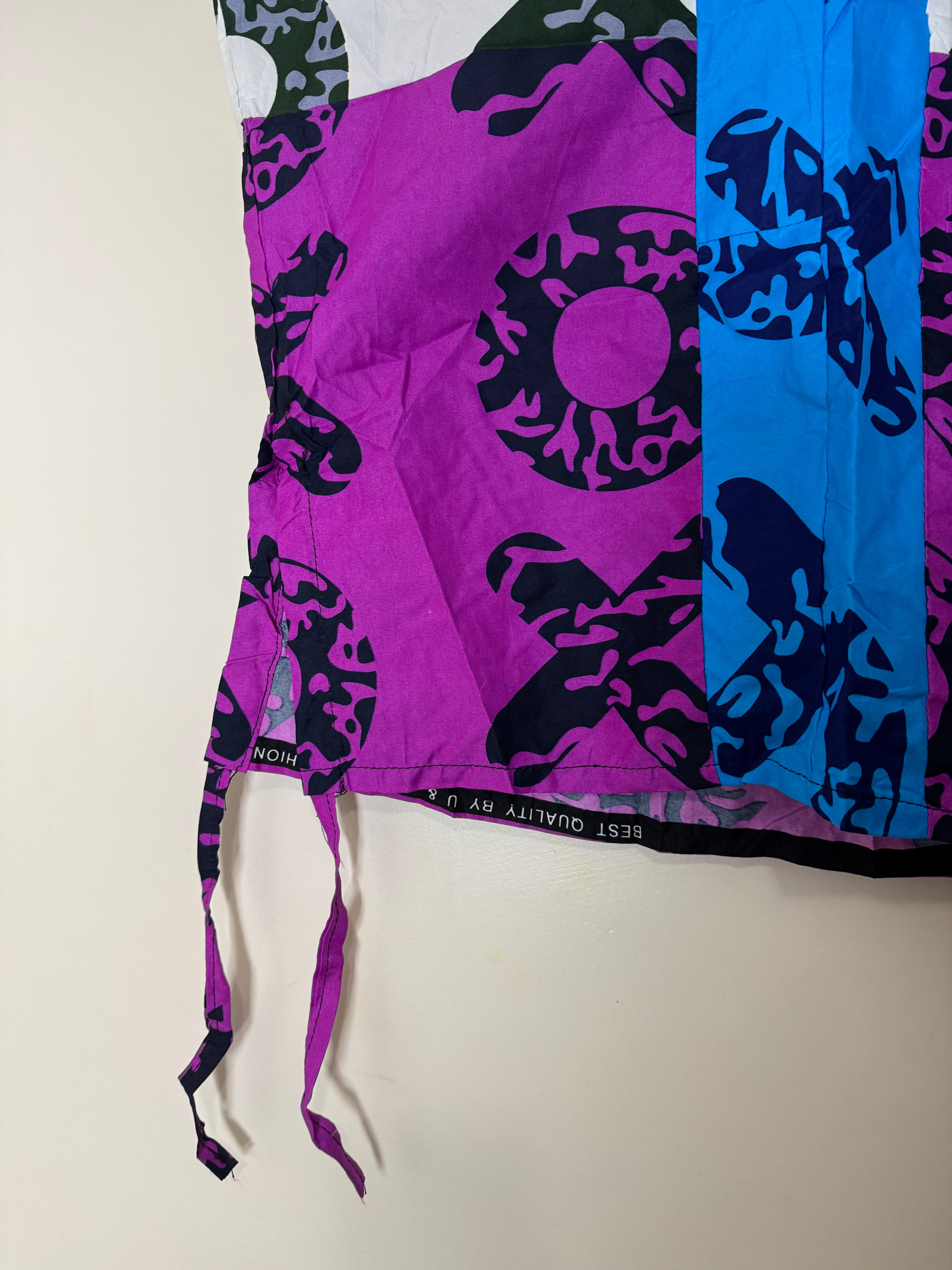 African Print Dress Women’s Fashion. Top And Pant. With Two Side Pockets Size. L