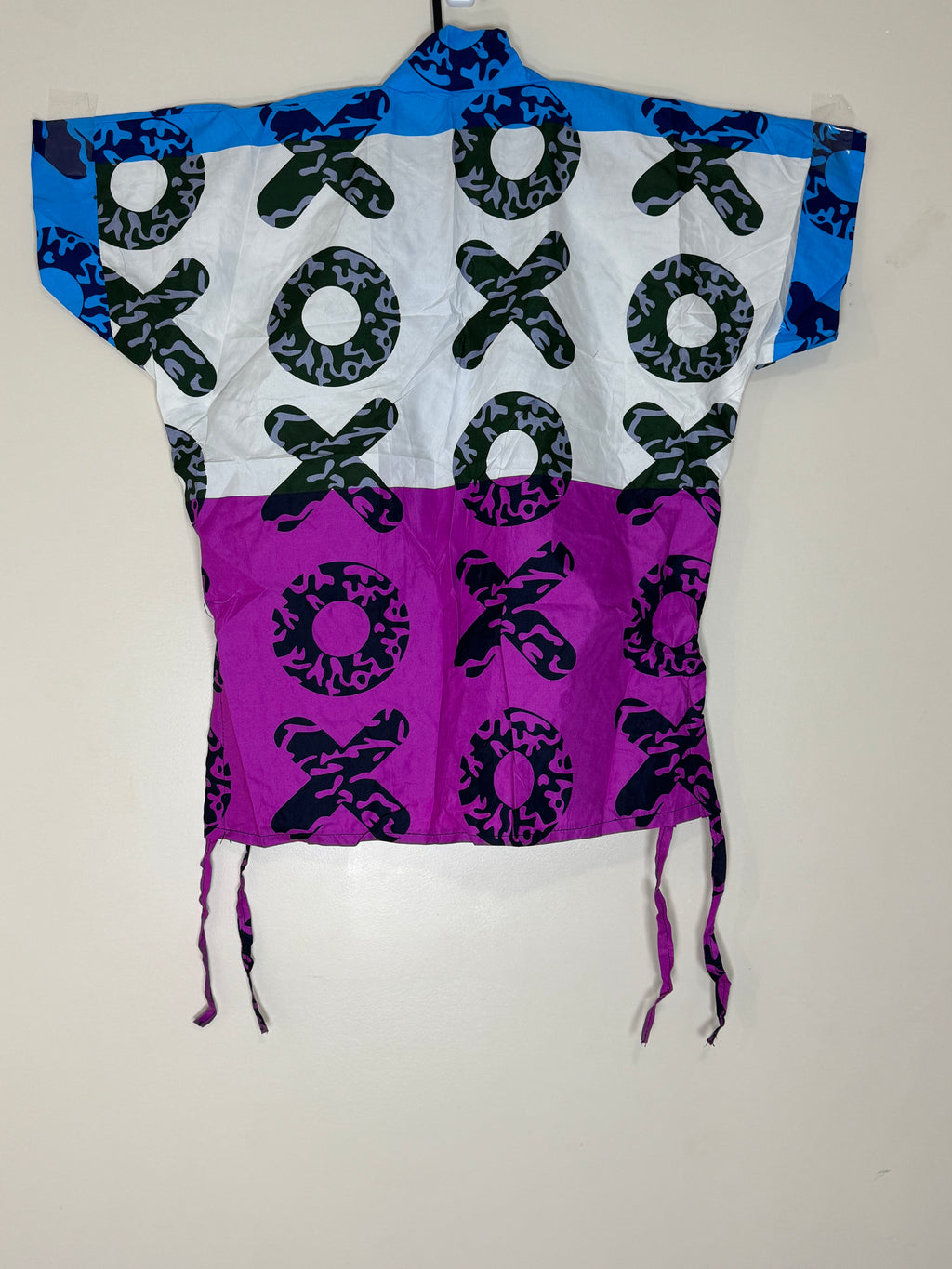 African Print Dress Women’s Fashion. Top And Pant. With Two Side Pockets Size. L